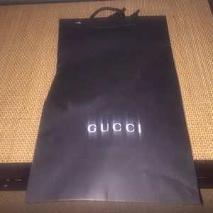 Gucci shoe shopping bag